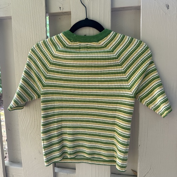 Urban Outfitters striped crop tee 🤎 - Picture 4 of 4